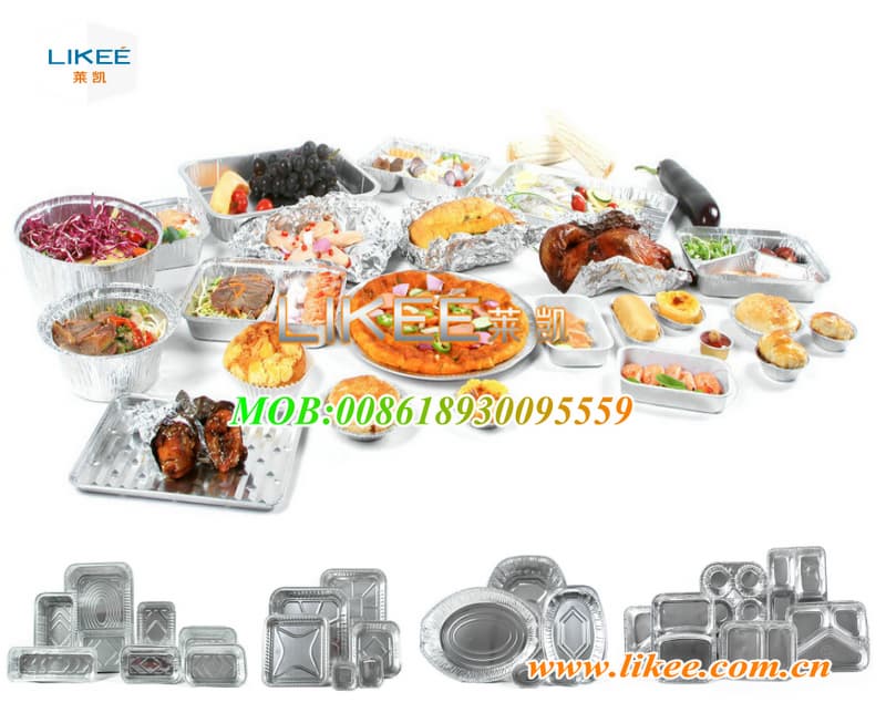 Used aluminum foil food container production line
